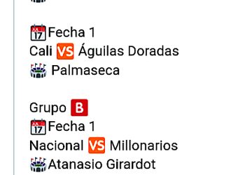 LISTOS LOS 2 GRUPOS PARA LAS CUADRANGULARES SEMIFINALES EL FÚTBOL EN COLOMBIA